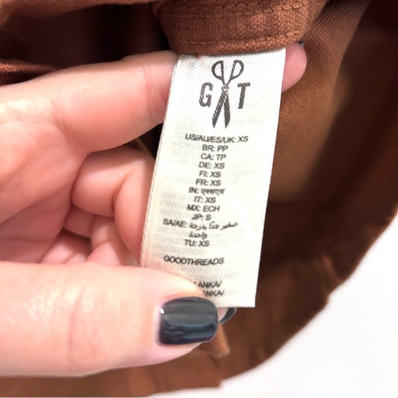 Brown long sleeve button down Shirt - Picture 5 of 5